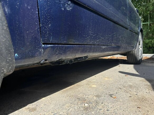 2004 Mitsubishi Lancer IX, синий, 250000 рублей - вид 11