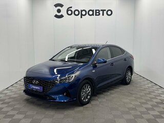 2022 Hyundai Solaris II Рестайлинг, синий, 1790000 рублей, вид 2