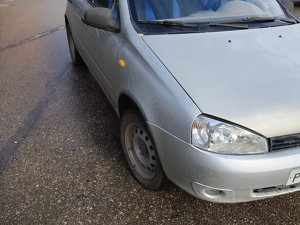 2009 Lada (ВАЗ) Kalina I, серебристый, 310000 рублей - вид 1