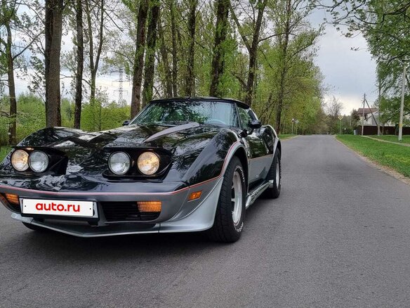1978 Chevrolet Corvette C3, чёрный, 7100000 рублей - вид 1