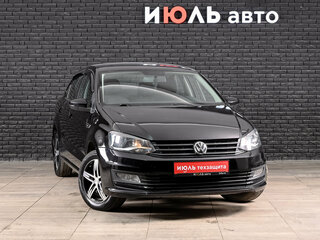 2017 Volkswagen Polo V Рестайлинг, чёрный, 1100000 рублей, вид 3