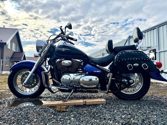 2006 Suzuki Boulevard C50, синий, 550000 рублей - вид 12