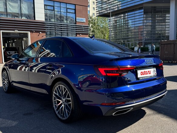 2019 Audi A4 V (B9), синий, 2630000 рублей - вид 4