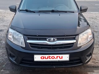 2014 Lada (ВАЗ) Granta I, чёрный, 350000 рублей, вид 1