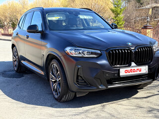 2021 BMW X3 30i xDrive III (G01) Рестайлинг, чёрный, 4750000 рублей, вид 2
