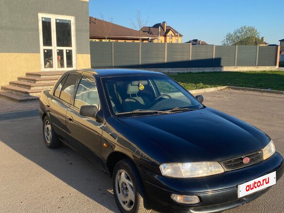 1998 Kia Sephia II, чёрный, 140000 рублей - вид 1