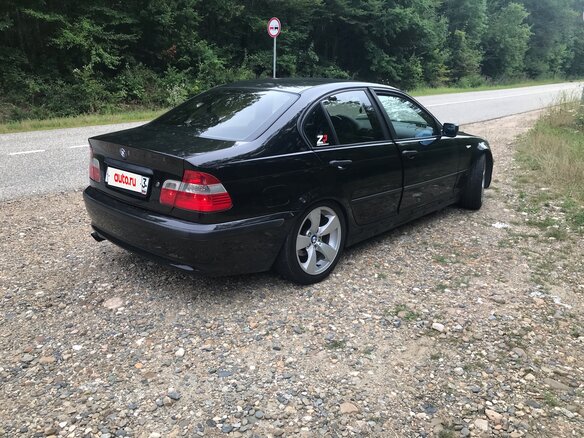 2003 BMW 3 серии 318i IV (E46) Рестайлинг, чёрный, 850000 рублей - вид 2