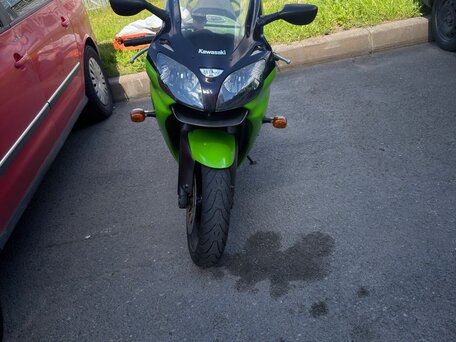 2001 Kawasaki ZX-6R Ninja, зелёный, 360000 рублей, вид 1