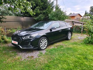 2018 Hyundai Sonata VII (LF) Рестайлинг, чёрный, 1800000 рублей, вид 1