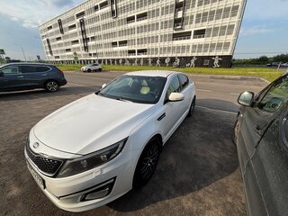 2014 Kia Optima III Рестайлинг, белый, 1250000 рублей, вид 1