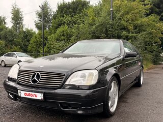 1997 Mercedes-Benz CL-Класс 500 I (C140), чёрный, 1316000 рублей, вид 1
