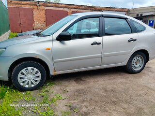 2014 Lada (ВАЗ) Granta I, серебристый, 320000 рублей, вид 2