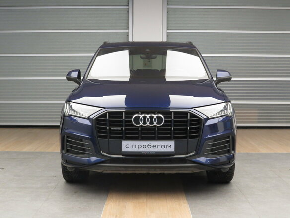 2020 Audi Q7 45 TDI II (4M) Рестайлинг, синий - вид 31