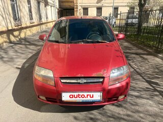 2005 Chevrolet Aveo I, красный, 150000 рублей, вид 1