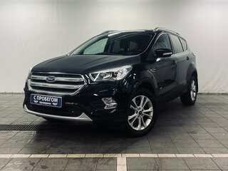 2017 Ford Kuga II Рестайлинг, чёрный, 1550000 рублей, вид 1