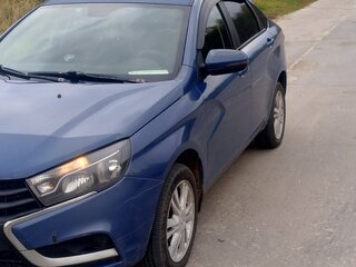 2017 Lada (ВАЗ) Vesta I, синий, 550000 рублей, вид 2