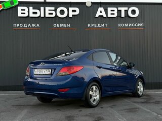 2011 Hyundai Solaris I, синий, 579000 рублей, вид 2