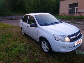 2013 Lada (ВАЗ) Granta I, белый, 395000 рублей, вид 4