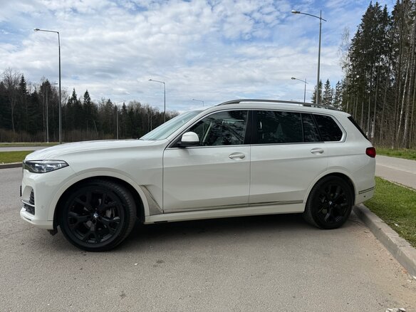 2019 BMW X7 30d I (G07), белый, 7000000 рублей - вид 6