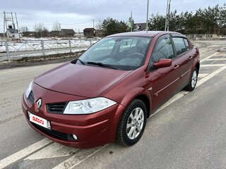 2007 Renault Megane II Рестайлинг, красный, 350000 рублей, вид 1