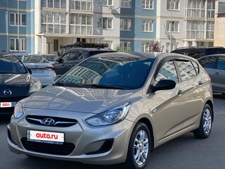 2012 Hyundai Solaris I, бежевый, 820000 рублей, вид 1