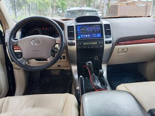 2004 Toyota Land Cruiser Prado 5-speed 120 Series, чёрный, 1600000 рублей, вид 4