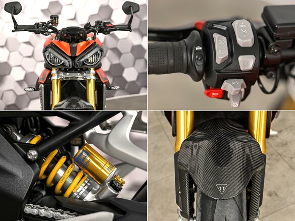2022 Triumph Speed Triple, оранжевый, 1377000 рублей - вид 9