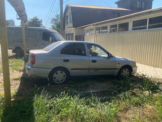 2003 Hyundai Accent II, серебристый, 220000 рублей, вид 4