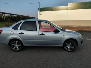 2014 Lada (ВАЗ) Granta I, серебристый, 365000 рублей, вид 5