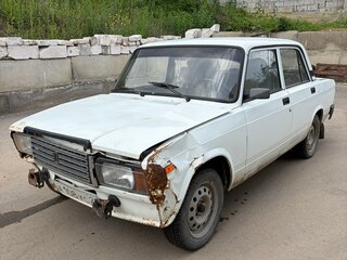 2007 Lada (ВАЗ) 2107, белый, 80000 рублей, вид 1
