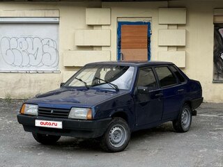 2002 Lada (ВАЗ) 21099, синий, 75000 рублей, вид 1