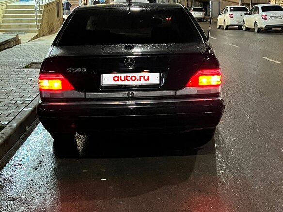 1997 Mercedes-Benz S-Класс 500 Long III (W140) Рестайлинг, синий, 1000000 рублей - вид 4
