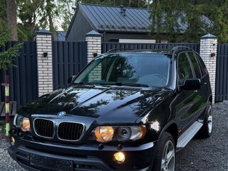 2002 BMW X5 3.0i I (E53), чёрный, 1500000 рублей, вид 1