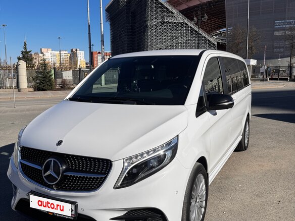 2021 Mercedes-Benz V-Класс Long 300 d длинный III (W447) Рестайлинг, белый, 7200000 рублей - вид 1