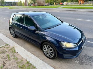 2013 Volkswagen Golf VII, синий, 1100000 рублей, вид 3