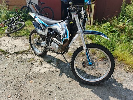 2019 Kayo T2 250 MX, голубой, 95000 рублей, вид 2