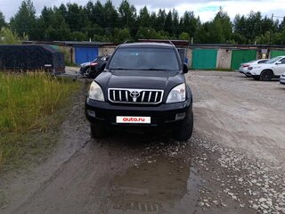 2007 Toyota Land Cruiser Prado 5-speed 120 Series Рестайлинг, чёрный, 3300000 рублей, вид 2