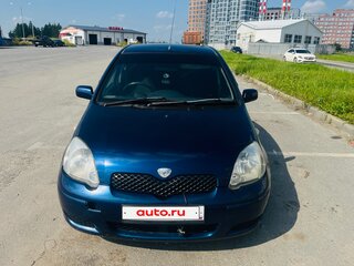 2002 Toyota Vitz I (P10), синий, 410000 рублей, вид 4
