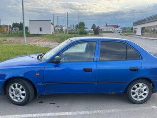 2003 Hyundai Accent ТагАЗ II, синий, 270000 рублей, вид 3