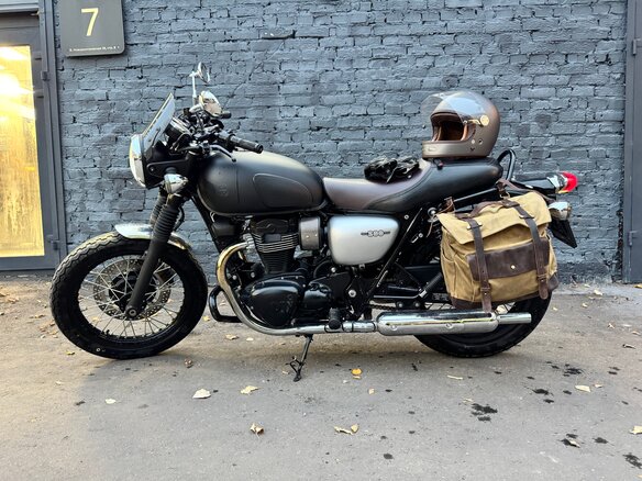 2020 Kawasaki W 800, чёрный, 730000 рублей - вид 9