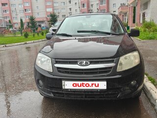 2014 Lada (ВАЗ) Granta I, чёрный, 375000 рублей, вид 3