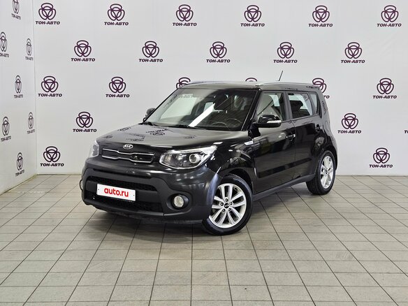 2017 Kia Soul II Рестайлинг, чёрный, 1275000 рублей