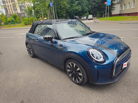 2021 Mini Cabrio Cooper III Рестайлинг 2, синий, 3000000 рублей