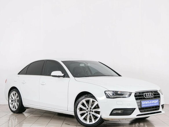 2015 Audi A4 IV (B8) Рестайлинг, белый, 1529000 рублей