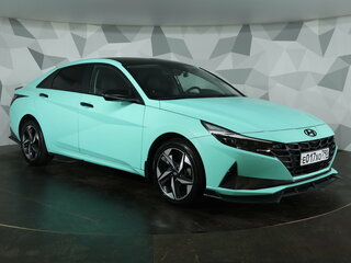 2020 Hyundai Elantra VII (CN7), зелёный, 2300000 рублей, вид 3