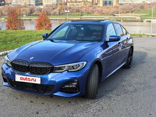 2021 BMW 3 серии 330e VII (G2x), синий, 3950000 рублей, вид 4