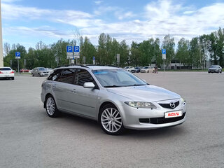 2006 Mazda 6 I (GG) Рестайлинг, серебристый, 640000 рублей, вид 5