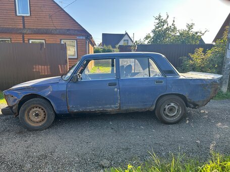 2006 Lada (ВАЗ) 2107, синий, 80000 рублей, вид 4