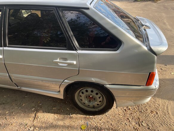 2002 Lada (ВАЗ) 2114, серебристый - вид 5