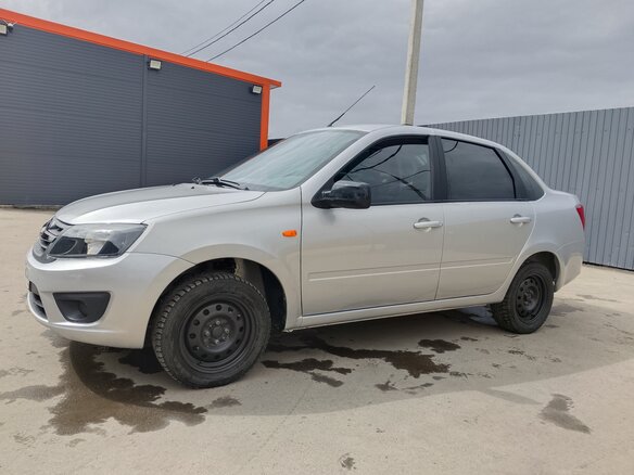 2014 Lada (ВАЗ) Granta I, серебристый, 435000 рублей - вид 12